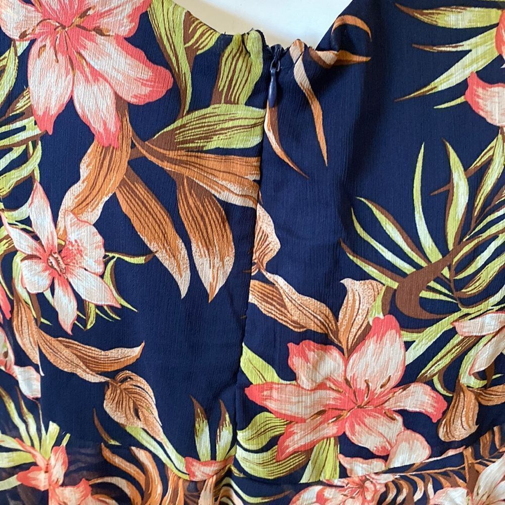 NWT Fashion Nova Paradise Feels Ruffle Mini Dress - Size 3X - Picture 15 of 16